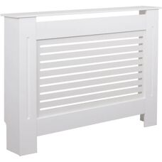 Cache-radiateur en bois blanc Wohnling - 112x82x19 cm - Publicité