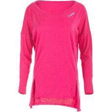 WINSHAPE MCS003 Långärmad T-shirt - U-hals, Rosa, Lätt