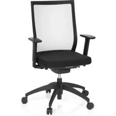 hjh OFFICE Aspen Kontorsstol - Ergonomisk Mesh Svart