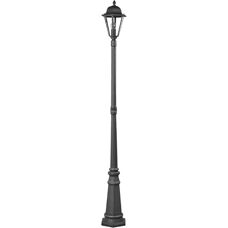 Lindby Edana Utomhusvägglampa - Svart, Aluminium, E27