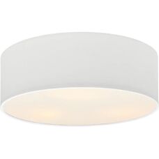 Lindby Sebatin - Weiße Textil-Deckenleuchte - Modern - 3 Lampen