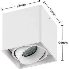 Lampada da soffitto Arcchio Kubika - GU10 Moderno Bianco