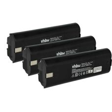Vhbw Paquete de Baterías Makita - 3x 2100mAh NiMH - Negro