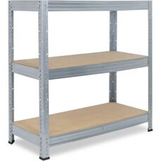 SHELFPLAZA Pro 90x100x60 cm Schwerlastregal - 3 Böden