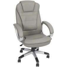 Silla de Oficina Mucola - Ergonómica, Soporta 120kg, Gris