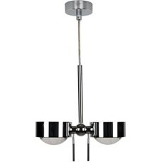 Top Light Puk Mini Deckenleuchte - Anthrazit Matt-Chrom - 125cm