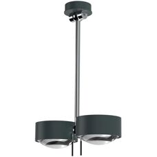 Top Light Puk Maxx Wing Twin Deckenleuchte - Anthrazit matt-chrom - 125cm