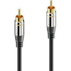 Cable de audio RCA negro de 7,5 m - Sonero digital coaxial