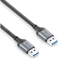 Sonero USB 3.0 Kabel 1,5m Schwarz & Grau - Daten & Strom