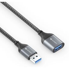 Sonero USB 3.2 Gen 1 Verlängerungskabel - 1m, Schwarz/Grau