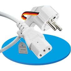 SONERO SON C13G-030W - Strömkabel - Jordad kontakt 90°