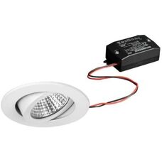Brumberg LED-Einbaustrahler - 2700K Weiß, Schwenkbar, 7W