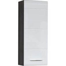 Trendteam Wand-Schränke - 30x77cm - Weiß & Sardegna Rauch