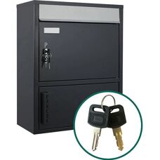 SafePost - 921 TIAMAT - Anthrazit - Parcelfach - Mailbox