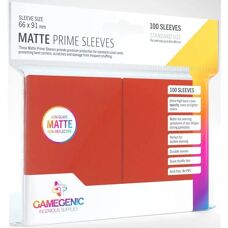 Gamegenic Røde Matte Kortomslag - Standardstørrelse - 100