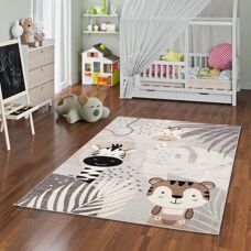 Pergamon Softstar Kids Safari Friends Kinderteppich - Kinder Teppich