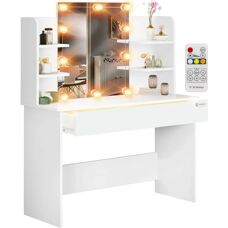 Casaria Lucia Schminktisch mit LED-Beleuchtung - Schlafzimmer