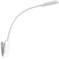PRIOS Najari weiße LED-Klemmleuchte - Lampe