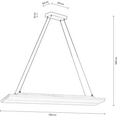 Envostar - Tribe - Geoliede eik - LED - Pendant lamp