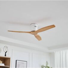 Lucande Vindur White Metal Ceiling Fan - Ceiling Fan