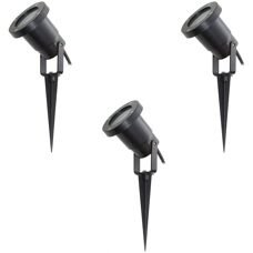 Lindby Thorgal Black Outdoor Garden Light - IP65