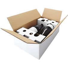 kaiserkraft Flaschenversandkarton - 370x125x102mm - Für 1 Flasche - Versandbox