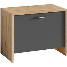 byLIVING Ben Sitzbank - 1 Tür, 60cm breit, Grau