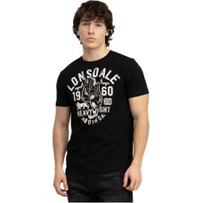 Lonsdale Camiseta de hombre de corte recto - Tela de jersey
