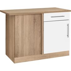 WIHO KÜCHEN Cali Weiß Matt Eiche - Küchenschrank