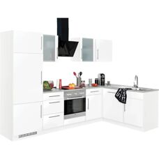 WIHO KÜCHEN Cali - 280x170cm Weiße Einbauküche