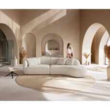 DELIFE Mairi 330x160cm Sofa - Organisches Luxus Wohnzimmer
