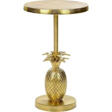 Beliani Kultainen Ananas Sivupöytä - Side Table
