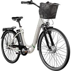 Zündapp Z510 Weiß E-Bike - 3-Gang, 28 Zoll Damenrad