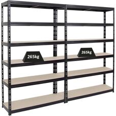 PROREGAL - Mega Deal TIGER - 200x120x40cm - 6 Ebenen - Regal