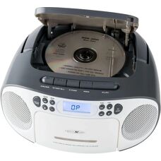 Reflexion RCR2260GR - Radio-Kassettenspieler - Grau-Weiß