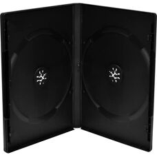 MediaRange Black DVD Case for 2 Discs - Pack of 5