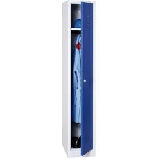Gürkan Spind lichtgrau, enzianblau 104756 - Schließfach