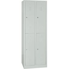 Gürkan Spind 105927 - Stahl, 4 Fächer, Belüftet - Spind