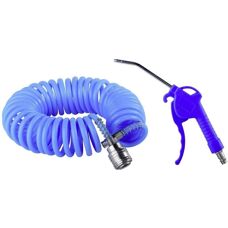 Aerotec Druckluft-Kit - Spiral PU Schlauch, 10 bar, 6-8mm