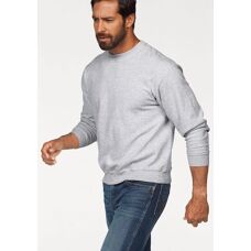 FRUIT OF THE LOOM Herren Grau Baumwoll Sweatshirt - Pullover