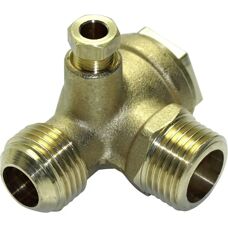 Aerotec 9048052 Messing-Rückschlagventil für Kompressoren
