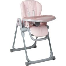 babyGO Pink Divan Hochstuhl - Sicher, Verstellbar & Klappbar
