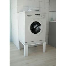 Respecta 2435035 Underbyggnad för tvättmaskin - Vit - Rymmer upp till 150 kg
