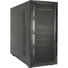 Inter-Tech Inter-Tech 88887382 Micro Tower E-ATX Tok - Fekete