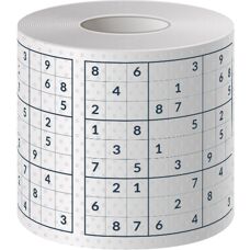 Thumbs Up 2000099 Toiletpapier - Puzzel, Sudoku, Grappig