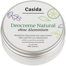Casida Deocreme Natural ohne Aluminium (50 ml) - Unisex