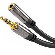 KabelDirekt 3,5 mm Audio Jack Kabel - Kunnostetut Tuotteet