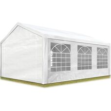 Toolport 4x6m White Party Tent - Waterproof, Expandable