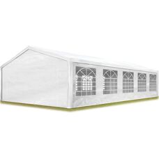 TOOLPORT 5x10m Hvitt Festtelt - Vanntett, Utvidbar