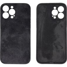 Cyoo - iPhone 14 Plus - Alcantara - Schwarz - Schutzhülle